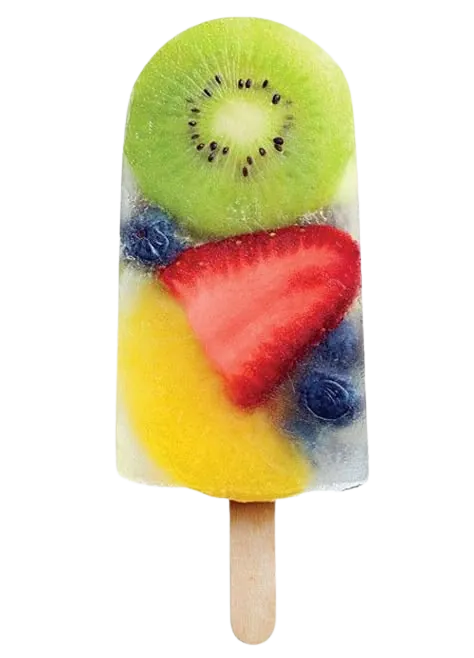 Tropical fruit burst scoop