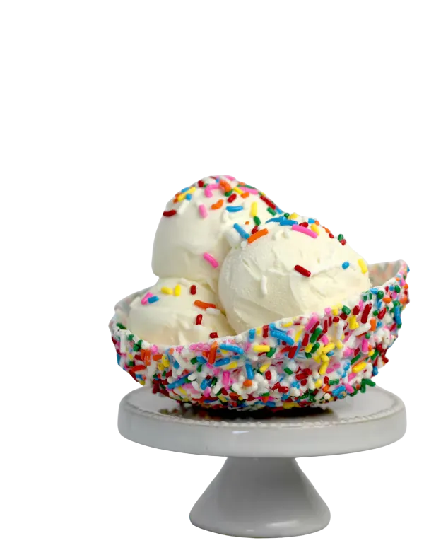Classic vanilla ice cream